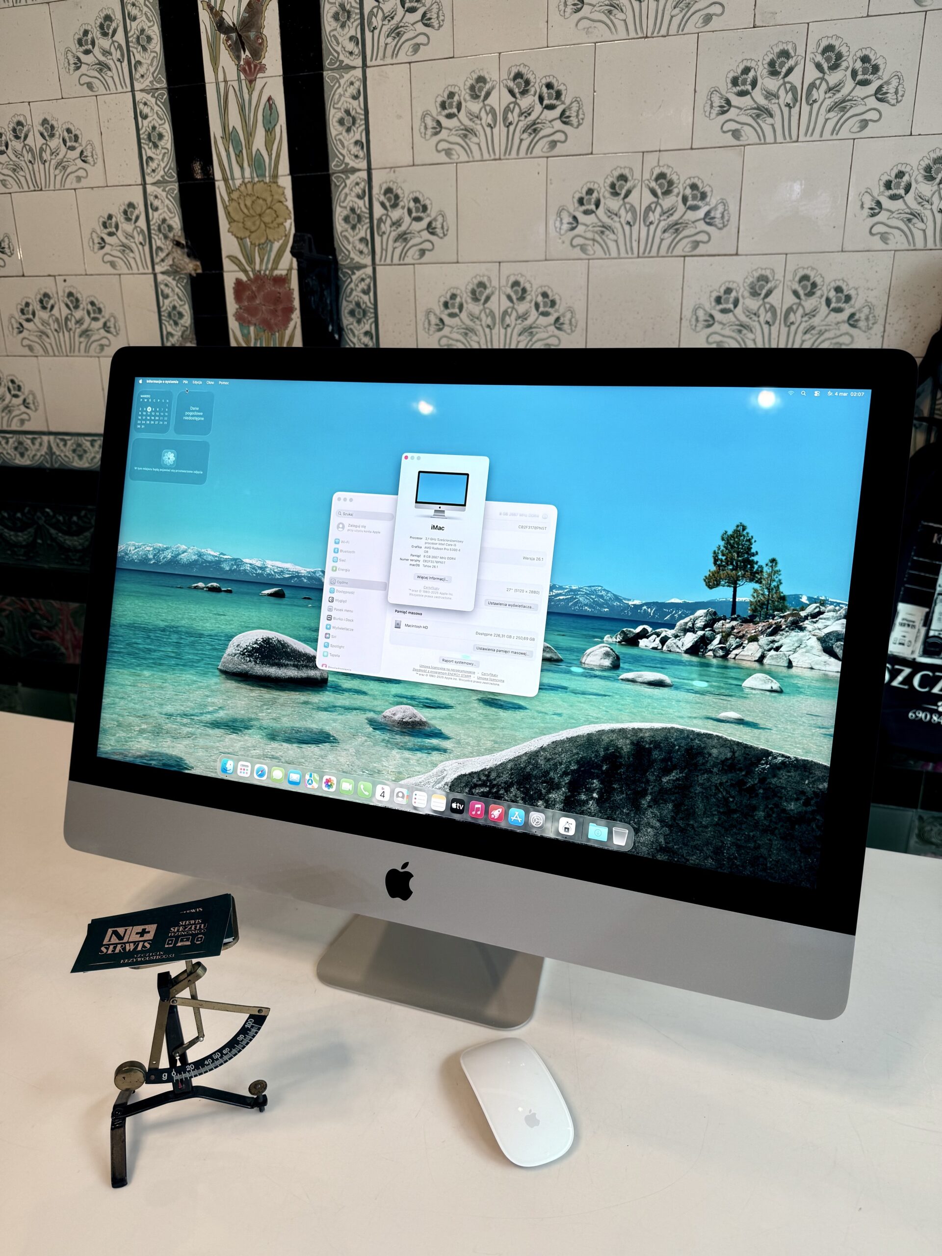 27 cali iMac z matrycą Retina 5k 2020 rok